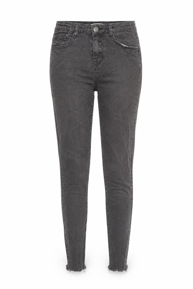 Elegants Deluxe Womens Grey  Denim Skinny Jeans Size 8 L25 in
