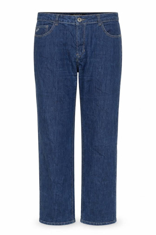 MAPP Womens Blue  Denim Straight Jeans Size 37 in L31 in