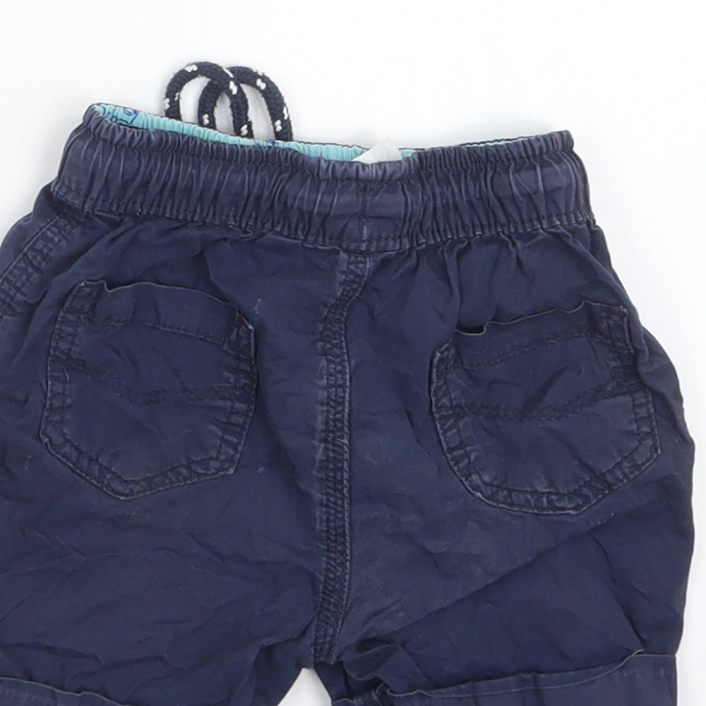 George  Blue   Cropped Trousers Size 12-18 Months