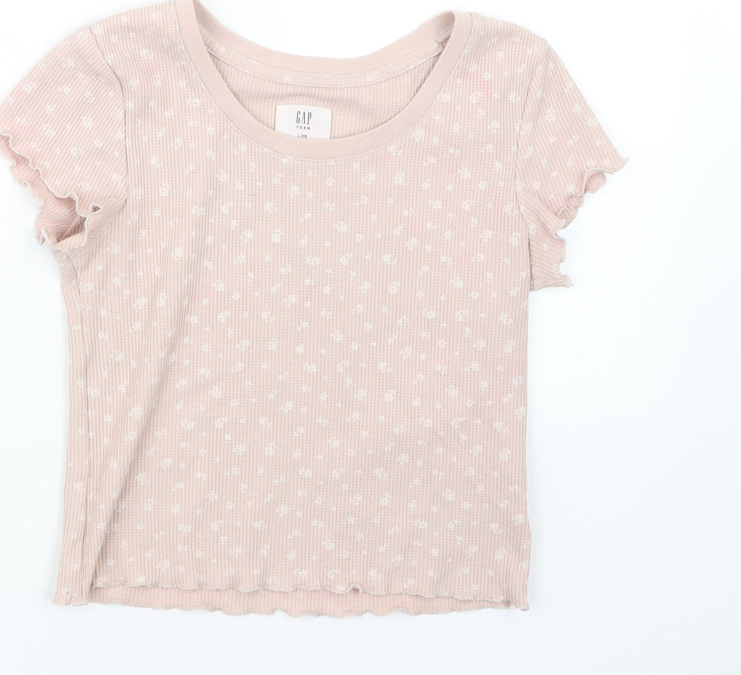 Gap Girls Beige   Basic T-Shirt Size 10 Years