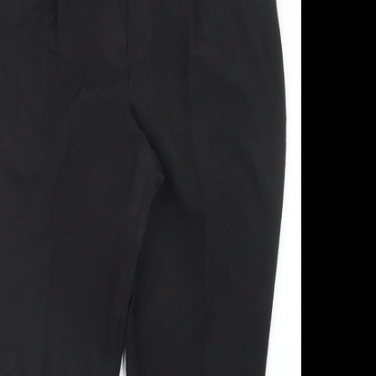 M&Co Womens Black   Trousers  Size 16 L27 in