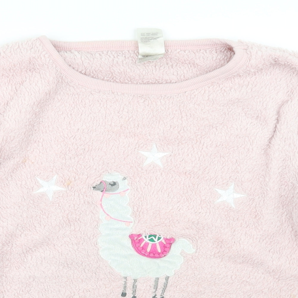 Peacocks Womens Pink Geometric  Top Pyjama Top Size 10