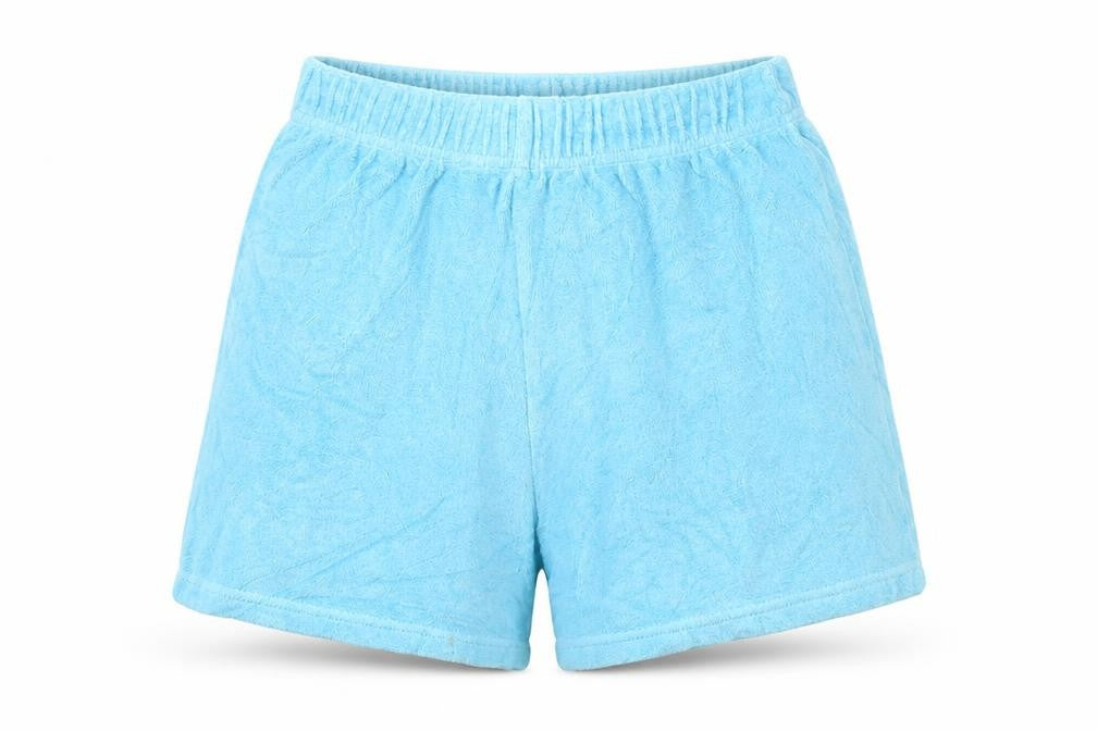Next Womens Blue  Flannel Sweat Shorts Size 8