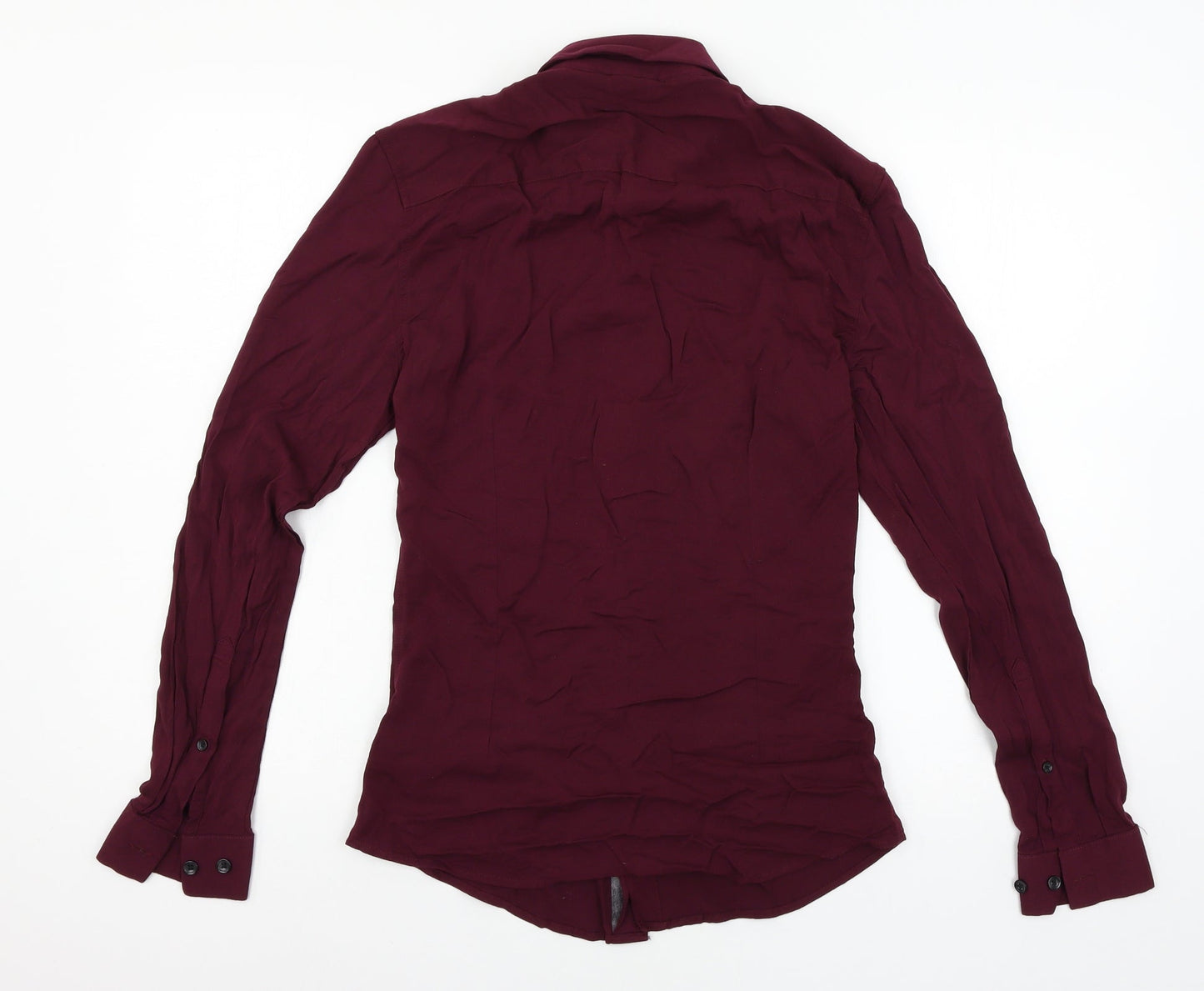 ASOS Womens Purple   Basic Button-Up Size S
