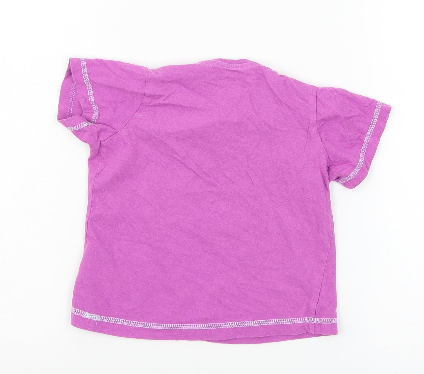 Studio Girls Purple  Jersey Basic T-Shirt Size 3-4 Years  - Unicorn