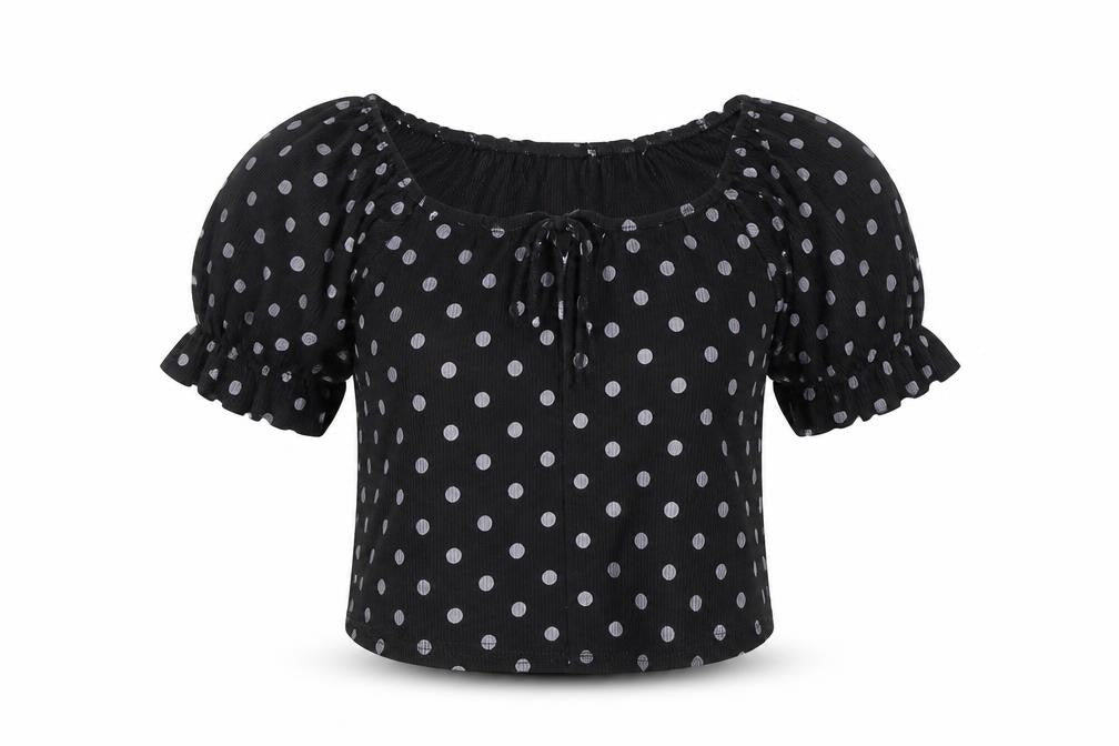 PRETTYLITTLETHING Womens Black Colourblock  Basic T-Shirt Size 10