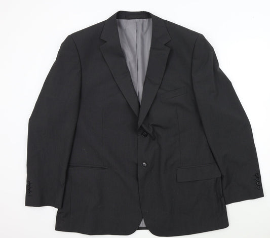 M&S Mens Grey   Jacket Suit Jacket Size 46