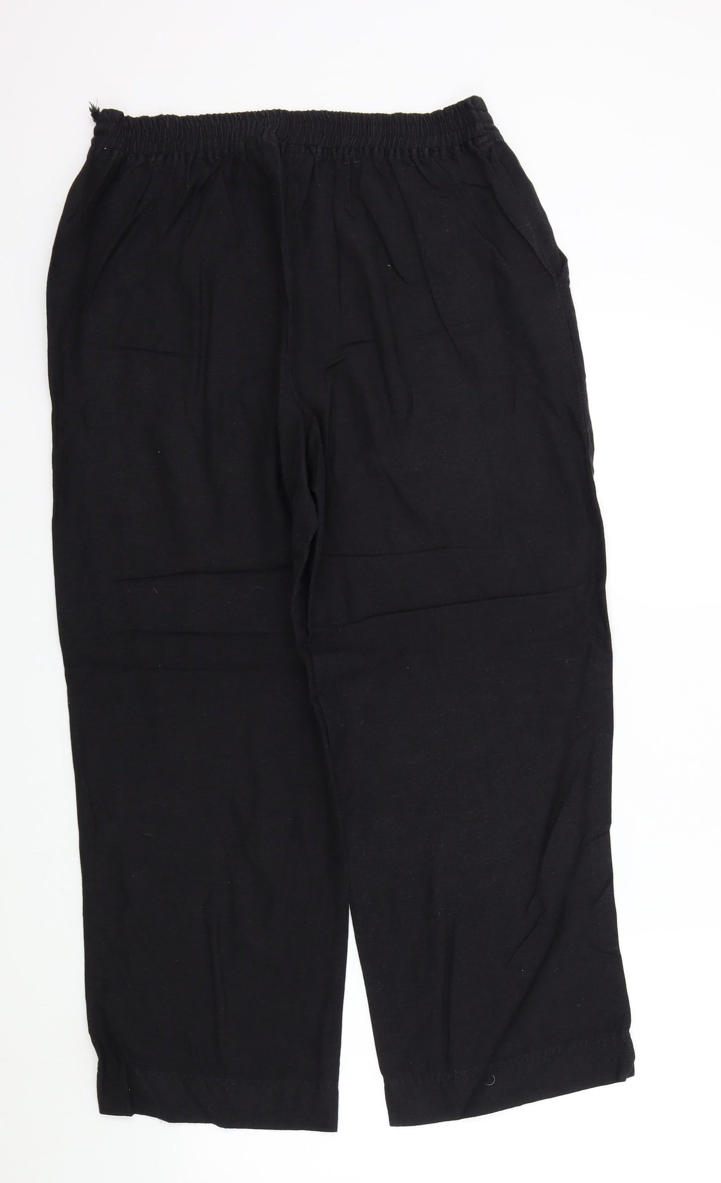 Antology Womens Black   Trousers  Size 14 L27 in