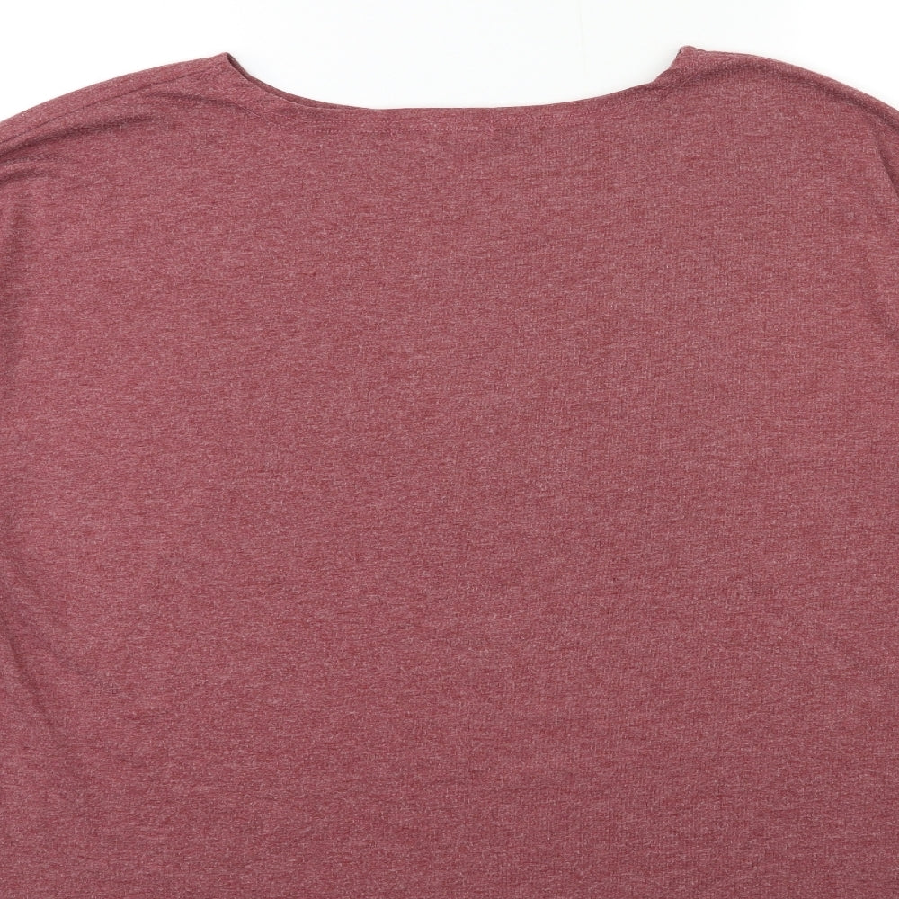 Elfin Womens Red   Basic T-Shirt Size S