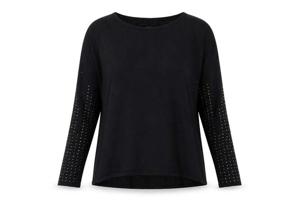 Next Womens Black  Knit Pullover Jumper Size 6