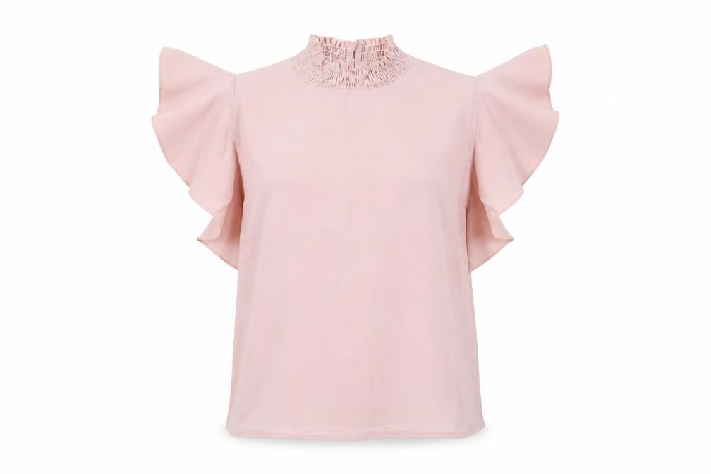 SheIn Womens Pink   Basic Blouse Size M