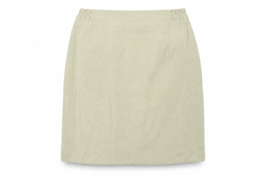 Preworn Womens Beige   A-Line Skirt Size 30 in