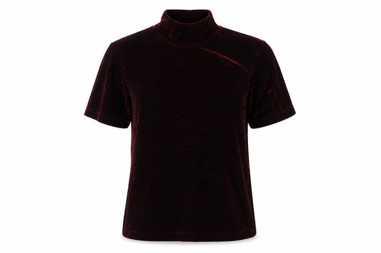 Jessica Womens Red   Basic T-Shirt Size S