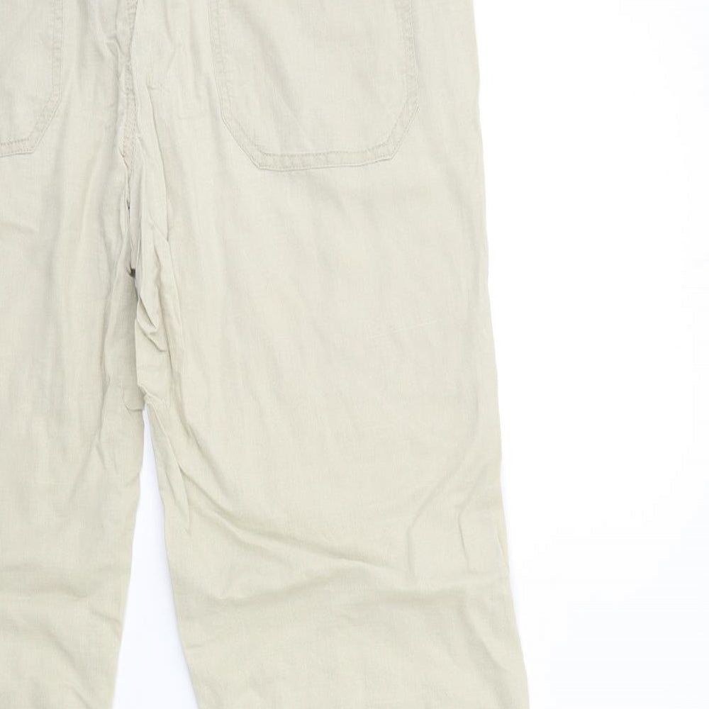 CHRISTOPHER CRANE Mens Beige   Trousers  Size L L29 in