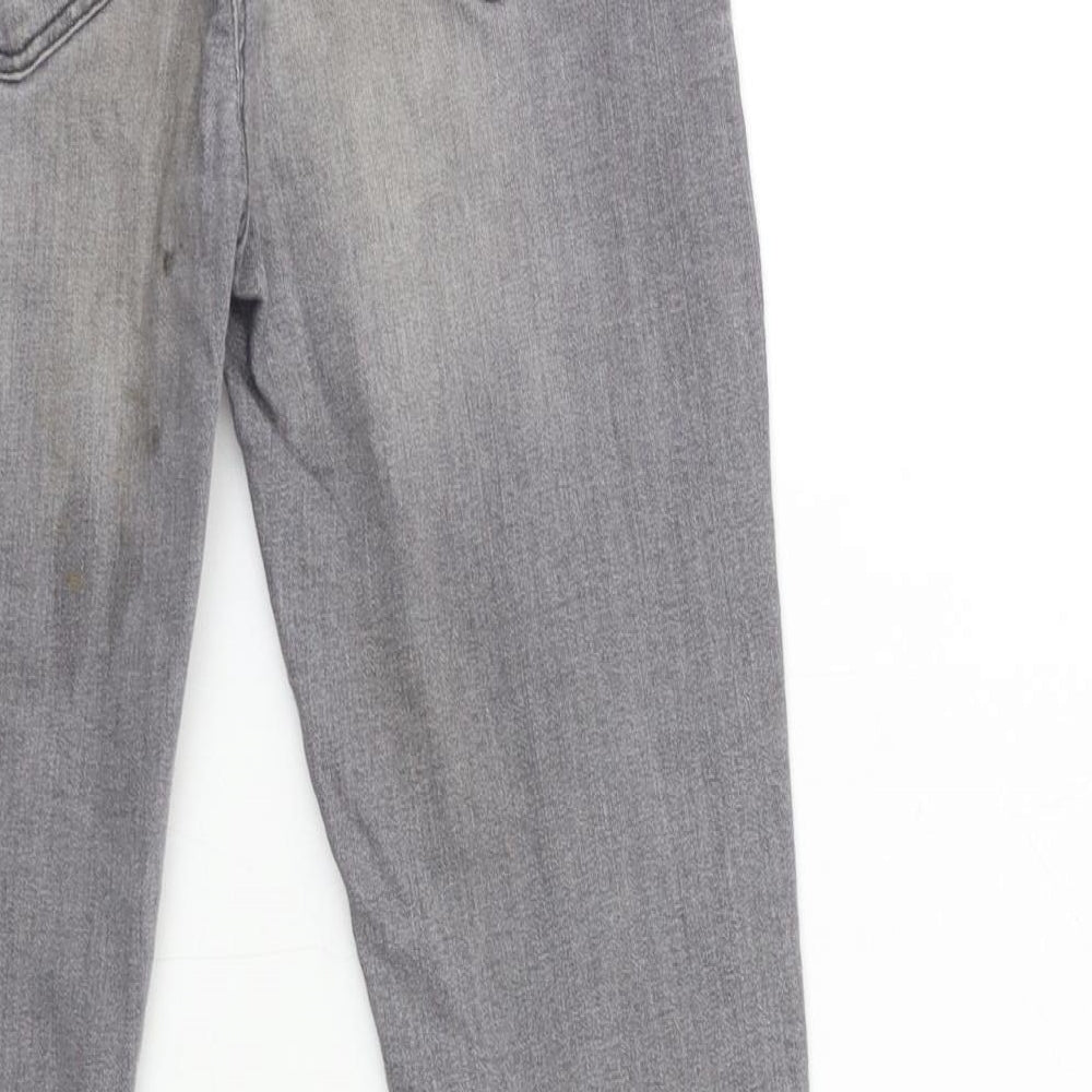 Candy Couture Girls Grey  Denim Skinny Jeans Size 12 Years