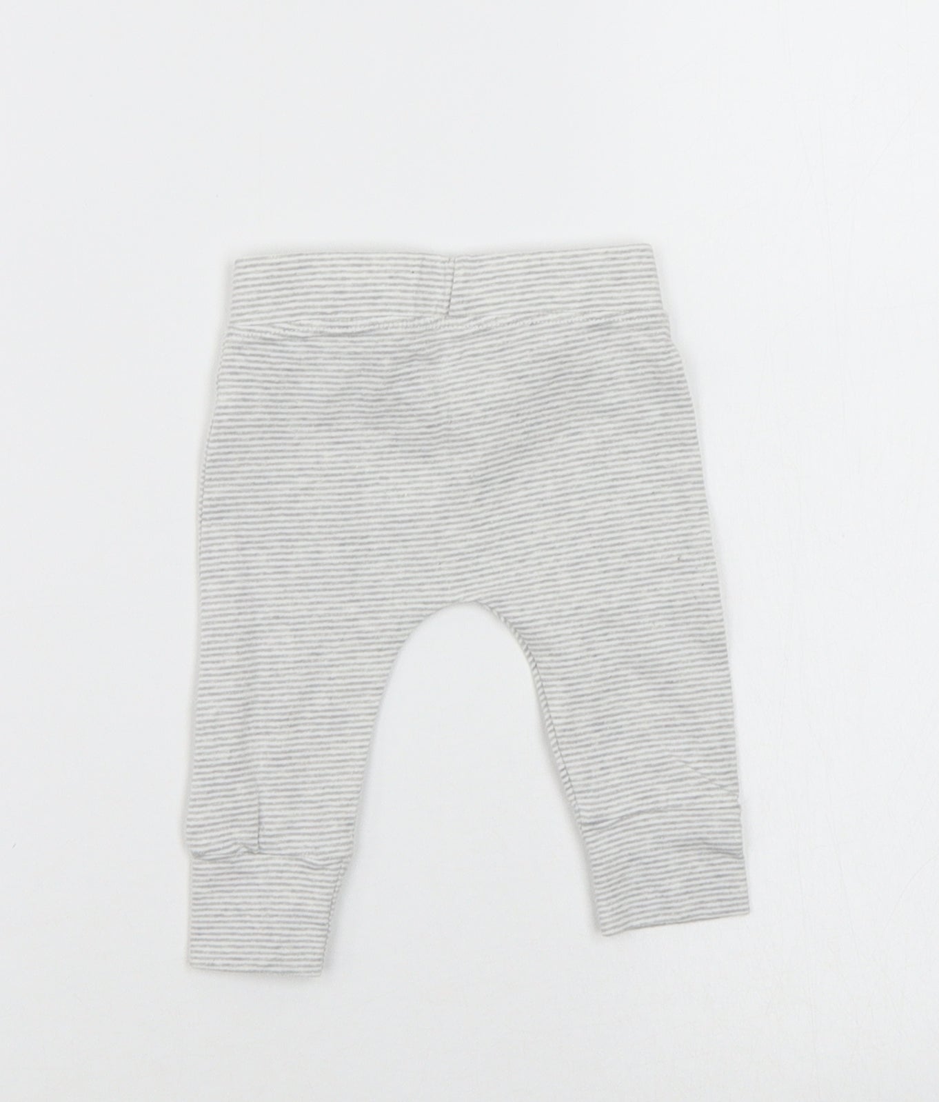 Asda George Girls Multicoloured Striped  Jogger Trousers Size 0-3 Months