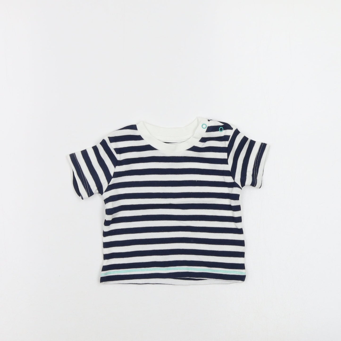 by very Girls Multicoloured Striped  Basic T-Shirt Size 0-3 Months