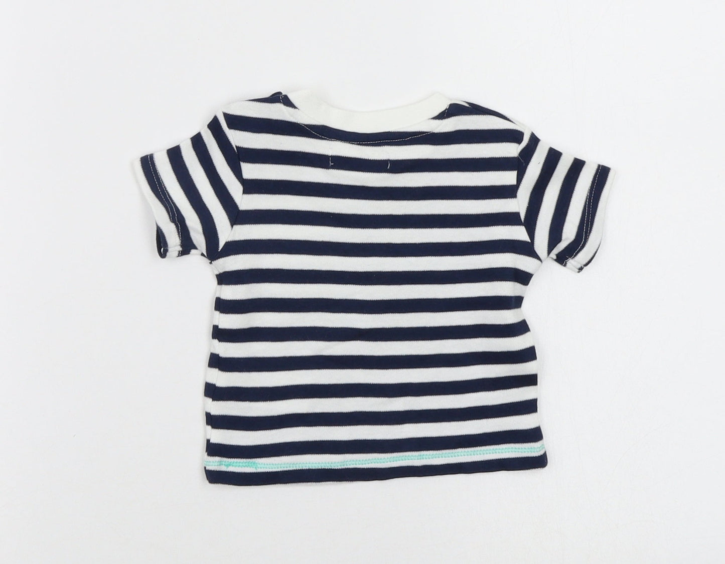 by very Girls Multicoloured Striped  Basic T-Shirt Size 0-3 Months