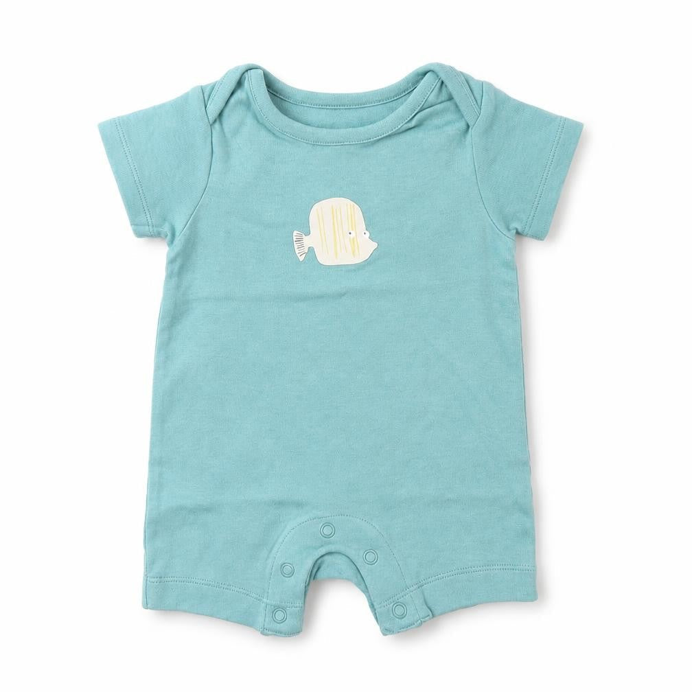 Marks & Spencer Boys Green   Babygrow One-Piece Size 0-3 Months