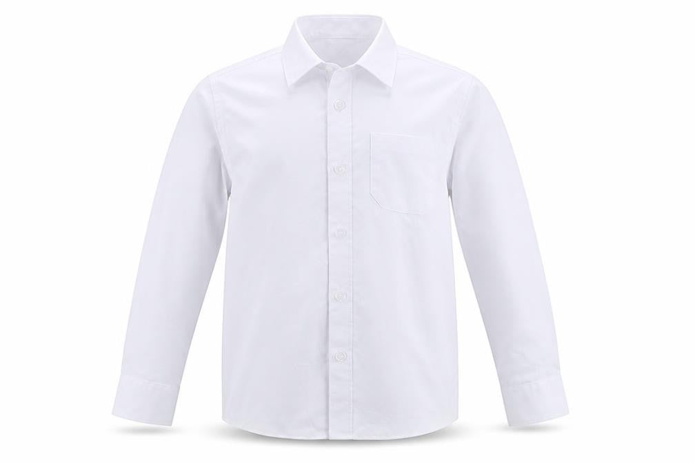 Marks & Spencer Boys White   Basic Button-Up Size 5-6 Years  - School