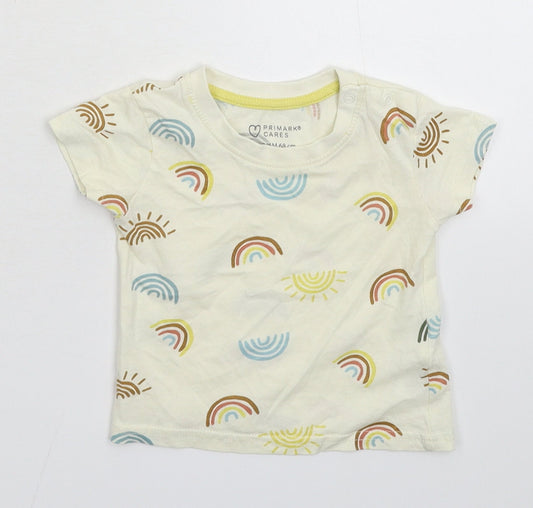 Primark Baby Yellow   Basic T-Shirt Size 3-6 Months