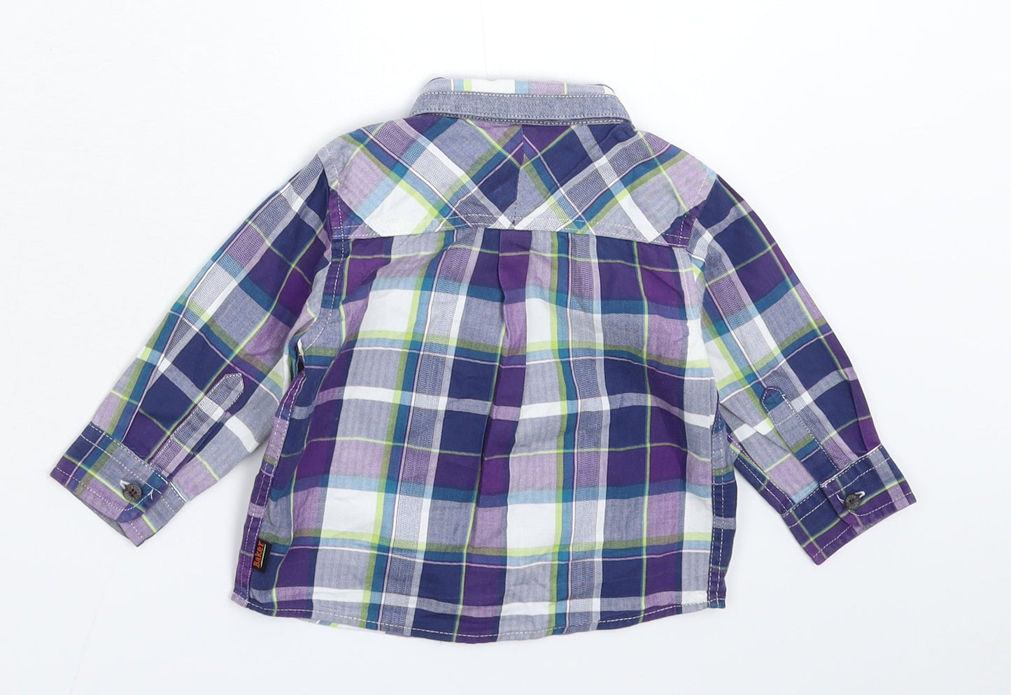 Debenhams Boys Multicoloured Check  Basic Button-Up Size 6-9 Months