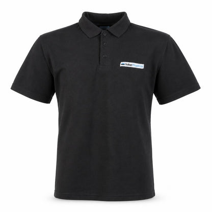 Active Mens Black    Polo Size M