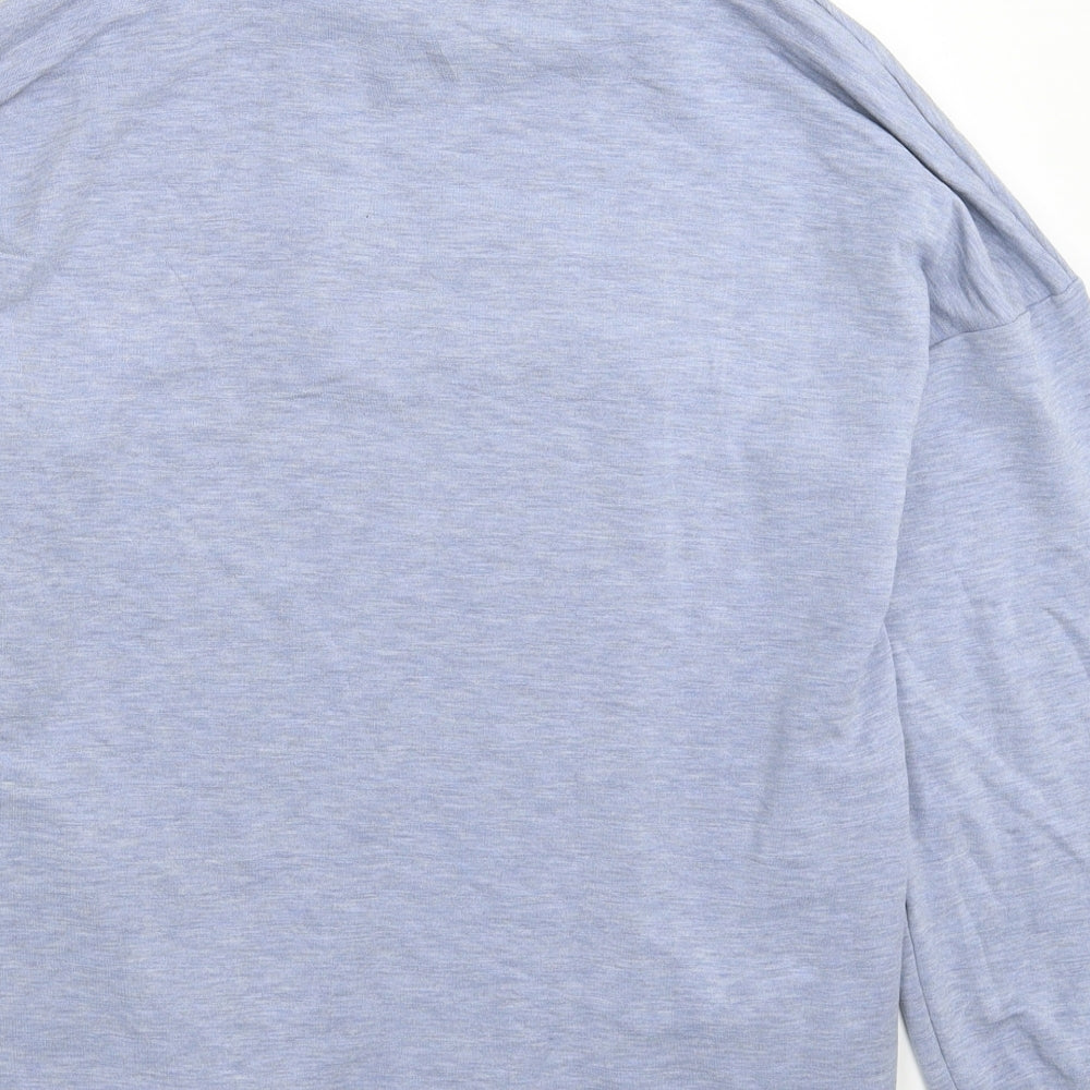 Marks and Spencer Womens Blue   Pullover Hoodie Size 10  - Lounge