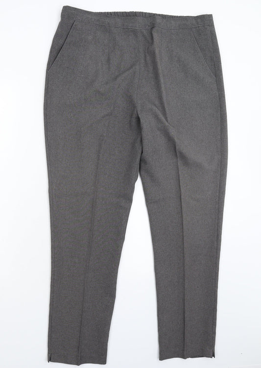 Preworn Womens Grey   Trousers  Size 38 in L29 in