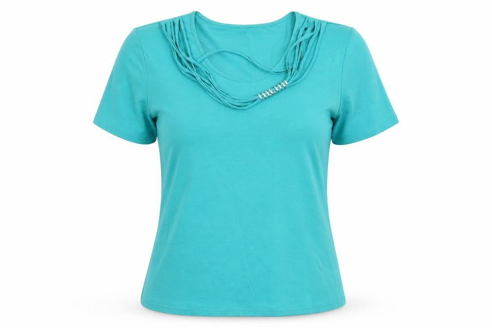 Dorisstreich Womens Green   Basic T-Shirt Size 12