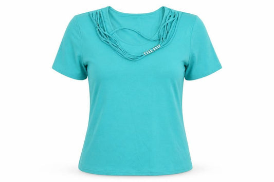 Dorisstreich Womens Green   Basic T-Shirt Size 12
