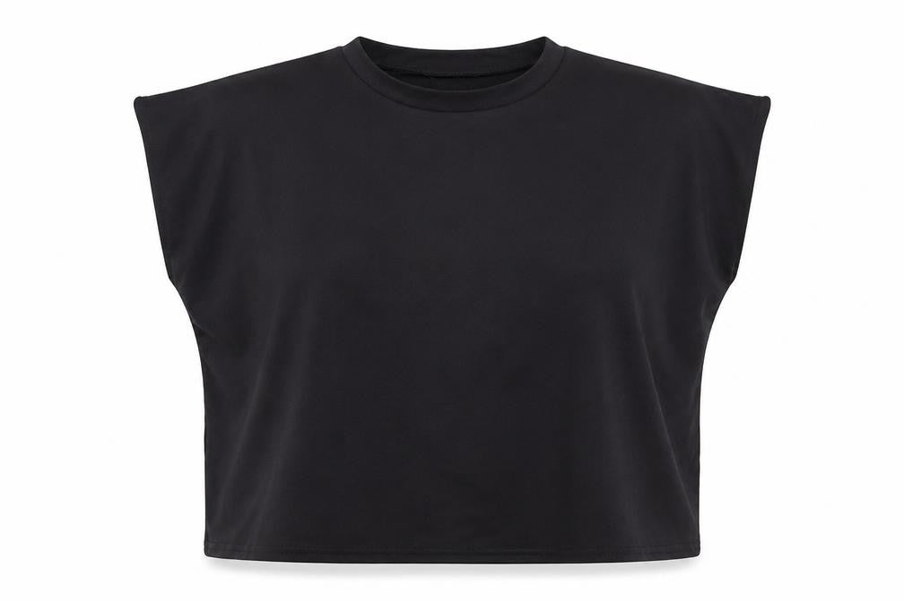 Great Feeling Womens Black   Basic T-Shirt Size M