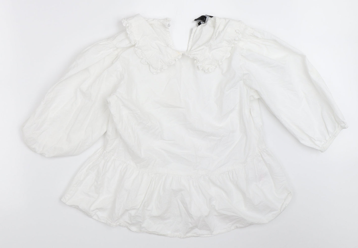 New Look Womens White   Basic Blouse Size 10