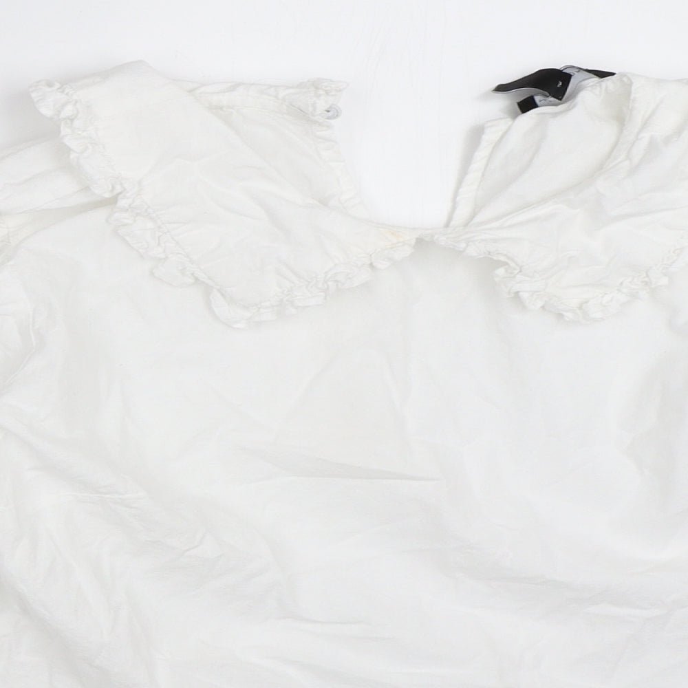 New Look Womens White   Basic Blouse Size 10