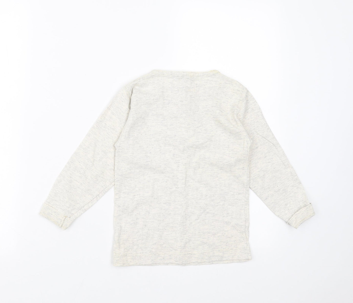 The Trader Jeans Company Boys Ivory   Basic T-Shirt Size 5 Years