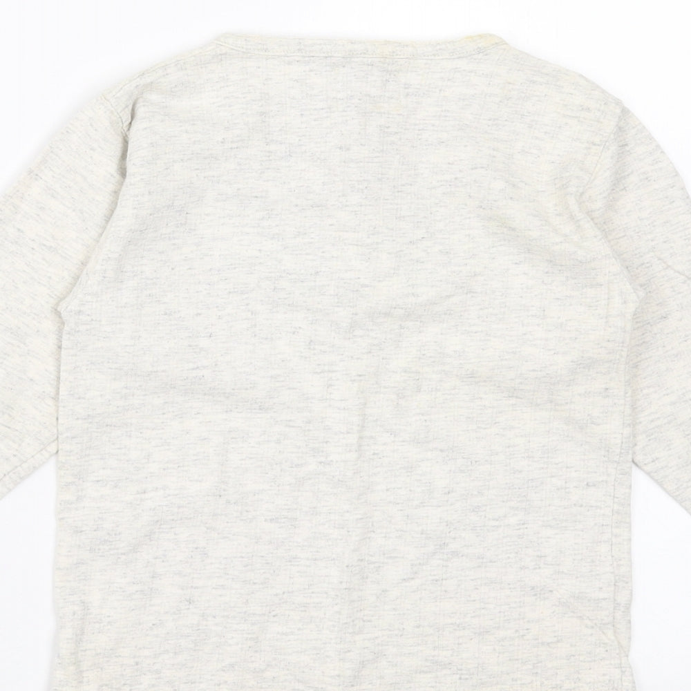 The Trader Jeans Company Boys Ivory   Basic T-Shirt Size 5 Years
