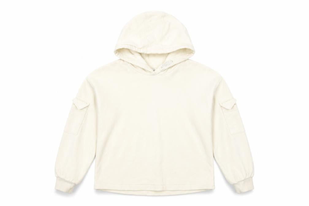 Marks & Spencer Girls Ivory   Pullover Hoodie Size 11-12 Years