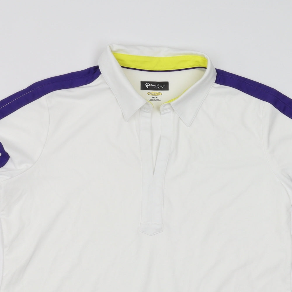 GU Womens White   Basic Polo Size M