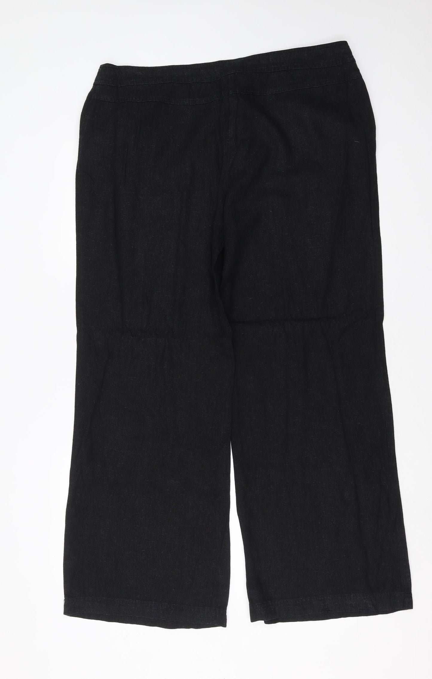 Papaya Womens Black   Trousers  Size 38 in L30 in