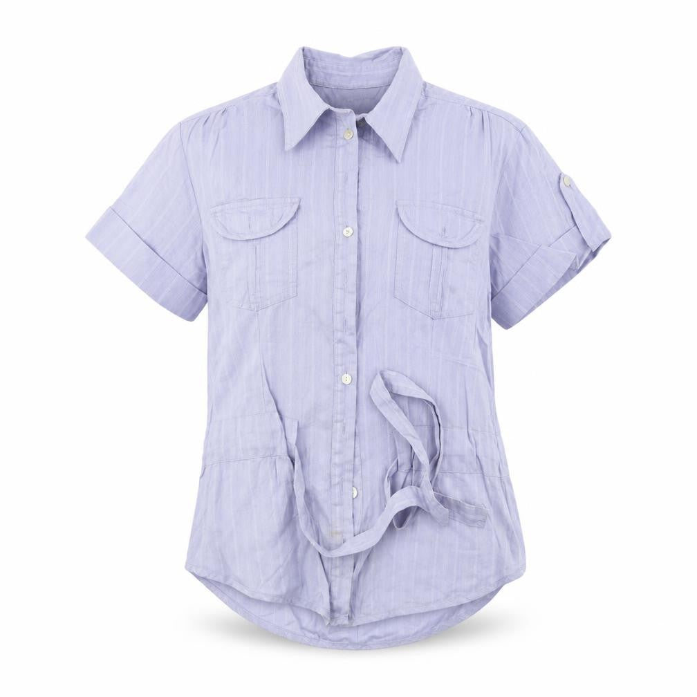 Marks & Spencer  Womens Blue   Basic Button-Up Size 8