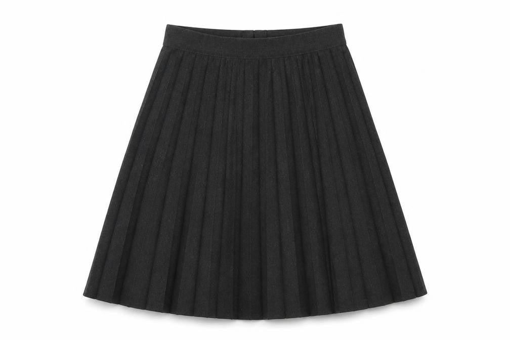 George  Girls Grey   A-Line Skirt Size 6-7 Years