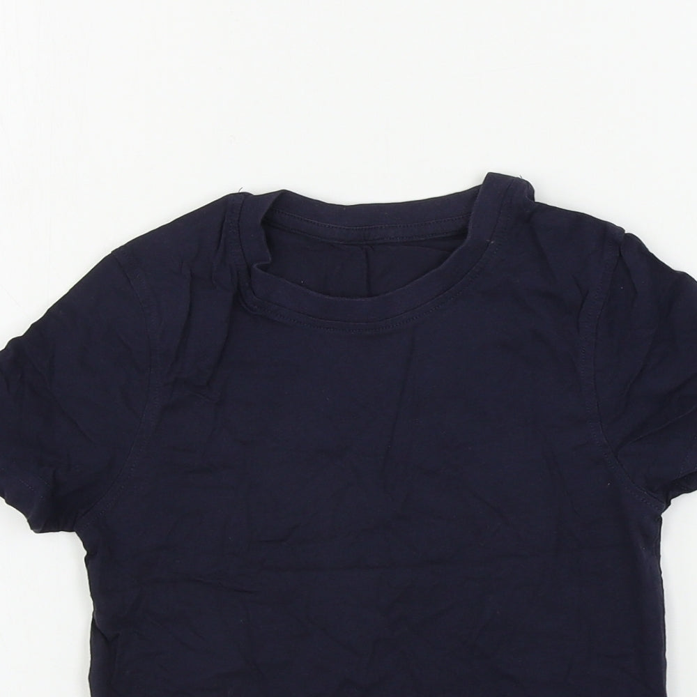 George  Boys Blue   Basic T-Shirt Size 4-5 Years