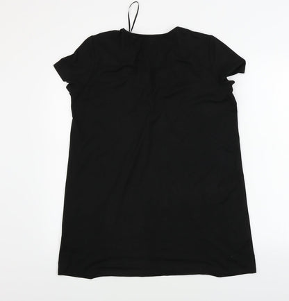 Preloved F&F  Womens Black   A-Line  Size 14 - Back