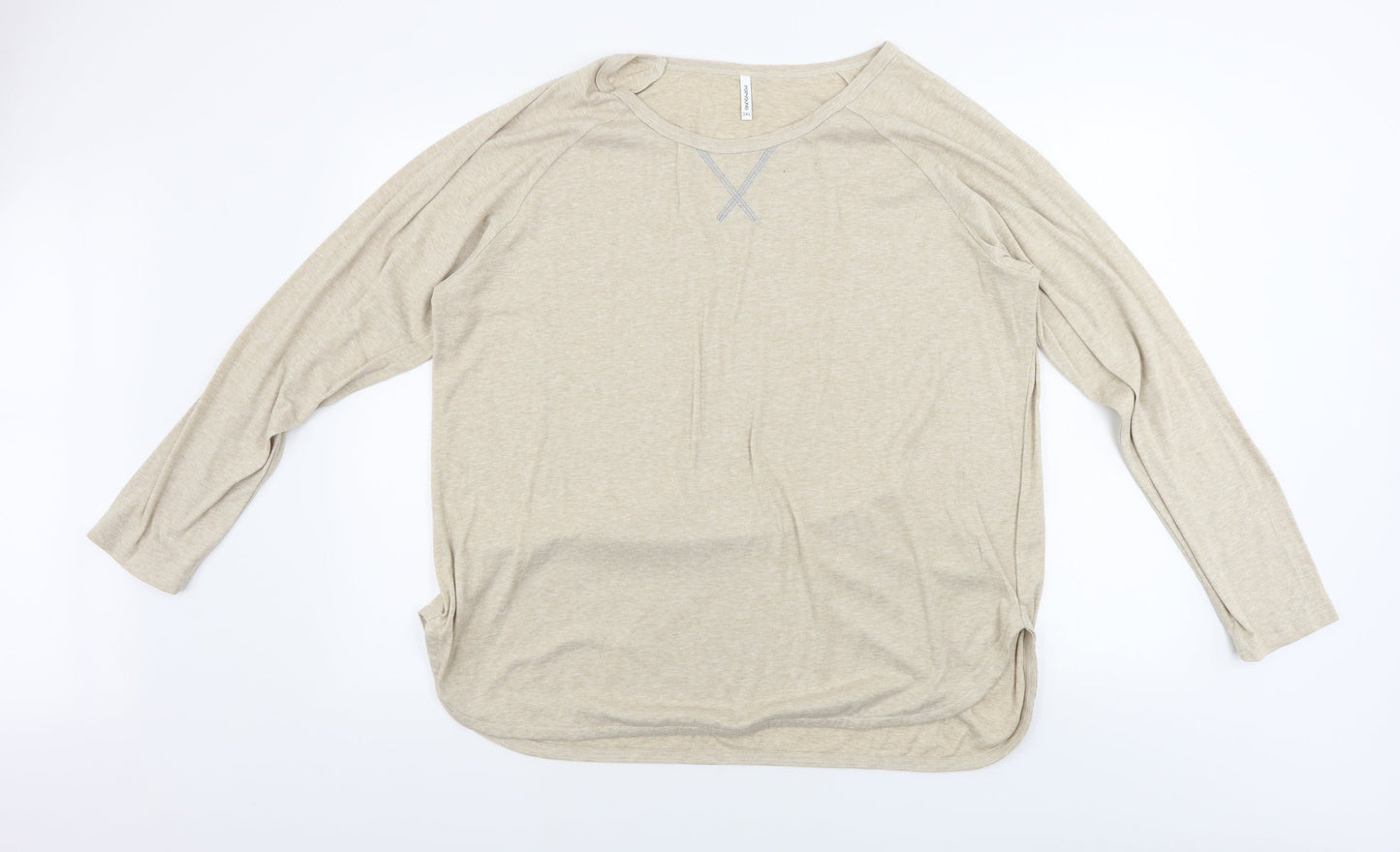 Popyoung  Womens Beige   Pullover Jumper Size 3XL