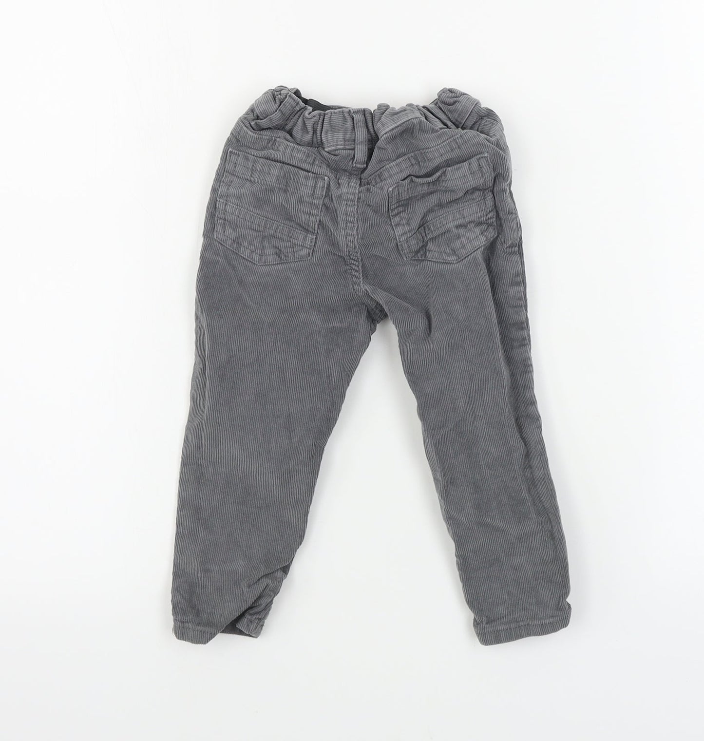 TU Girls Grey  Corduroy  Trousers Size 2 Years