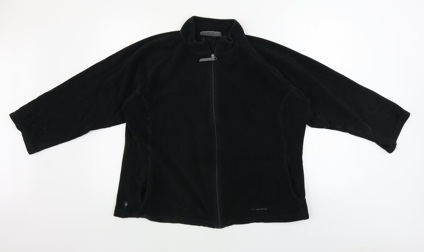 Mountain Life  Womens Black   Full Zip Jumper Size 18