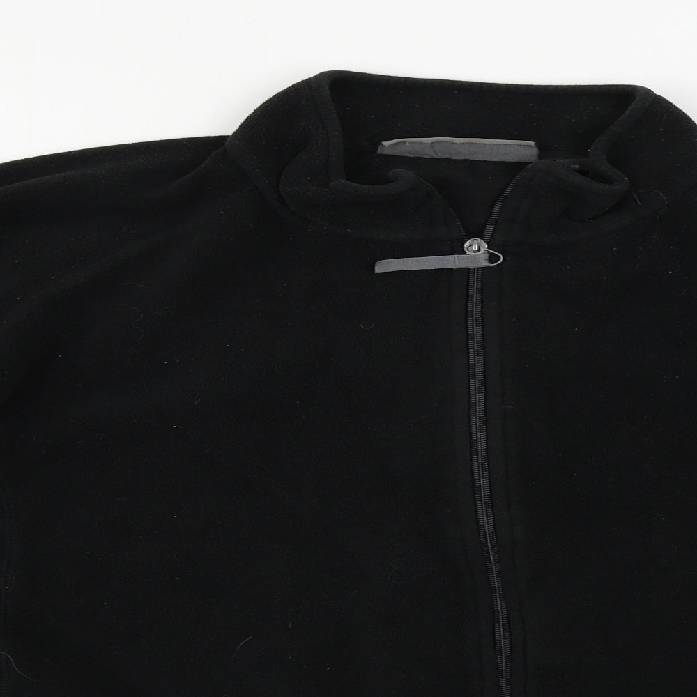 Mountain Life  Womens Black   Full Zip Jumper Size 18