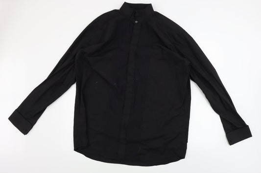colin ross Mens Black    Button-Up Size 17