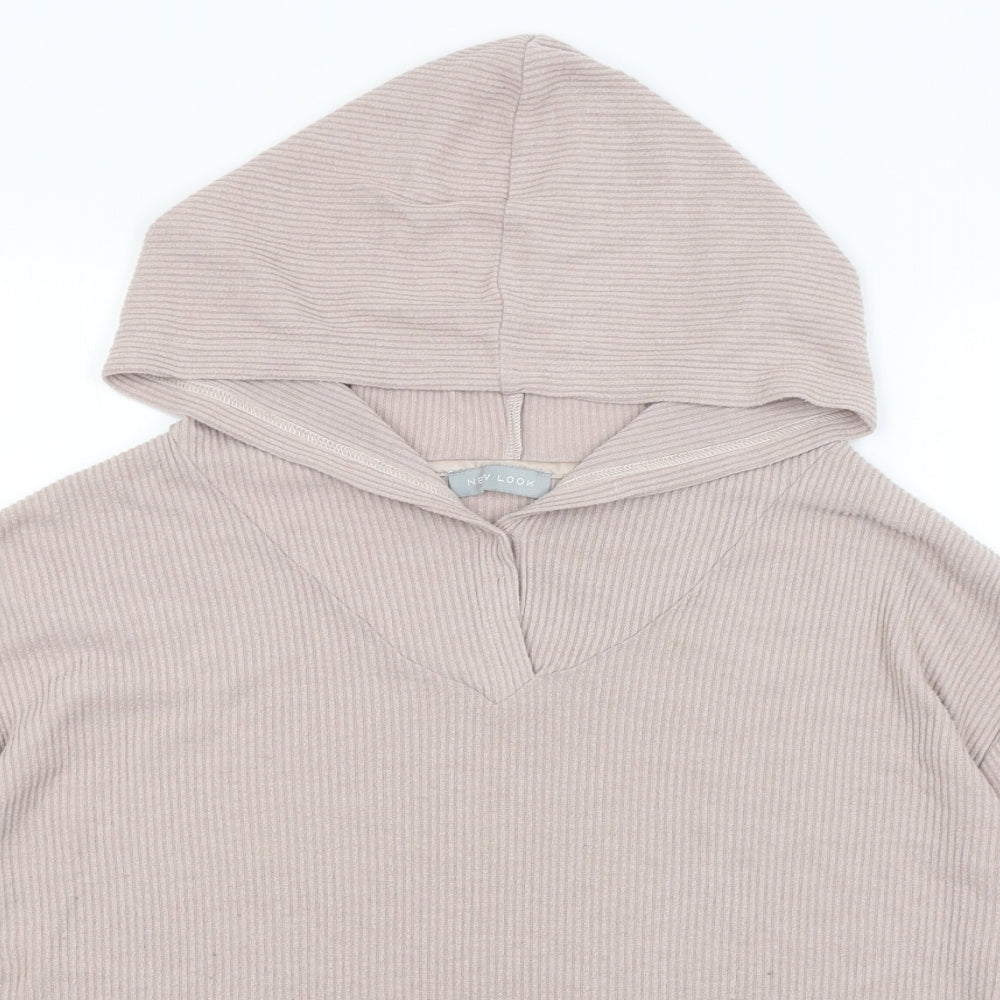 New Look Womens Pink   Pullover Hoodie Size L