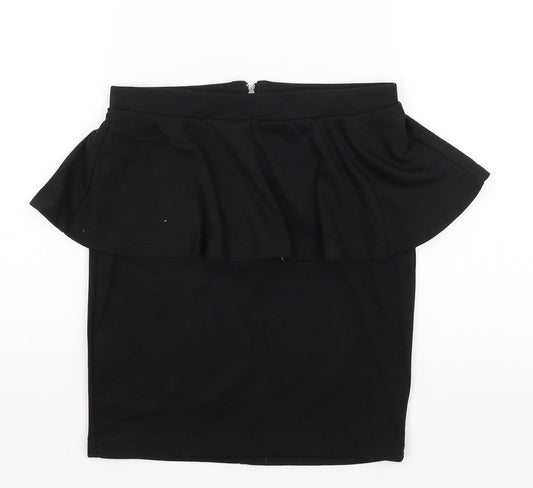 Preworn Womens Black   Straight & Pencil Skirt Size XS